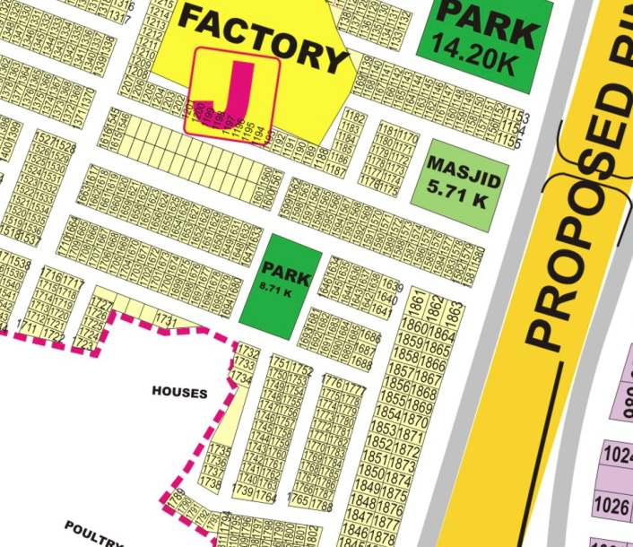 J-1663 Residential Plot For Sale In DHA Phase 9 Prism Lahore-1