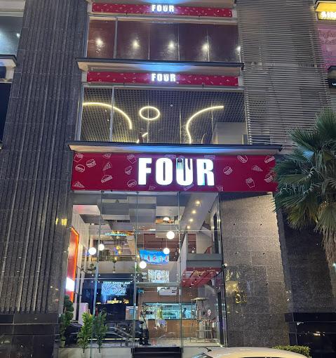 Four Restaurant is located in DHA Raya Commercial Phase 6 in Lahore. Four Restaurant offers a variety of fast food items like soda drinks, burgers, fried chicken, chicken burgers, and beef burgers.