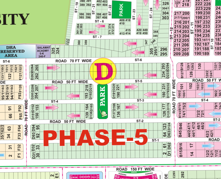 D-238 Residential Plot  For Sale In DHA Phase 5-1