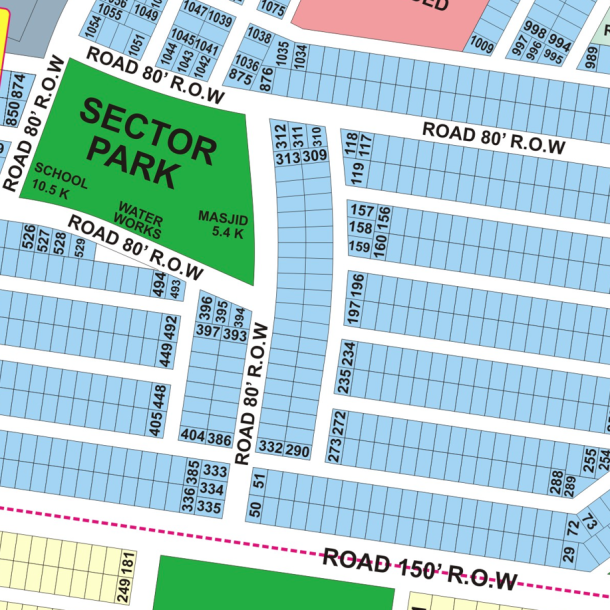 1 kanal Plot DHA Phase 9 Prism-1