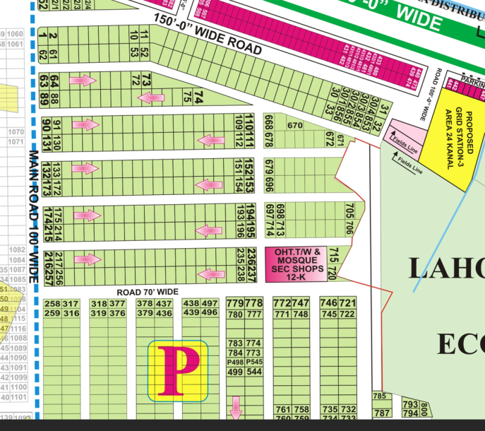 P-295- Residential Plot For Sale In DHA Phase 7-1