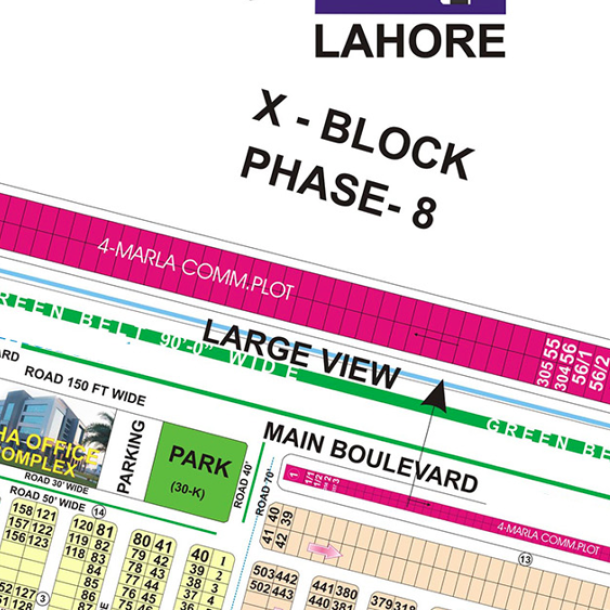 MB-309-Commercial Plot For sale in DHA Phase 6 Lahore Pakistan-1