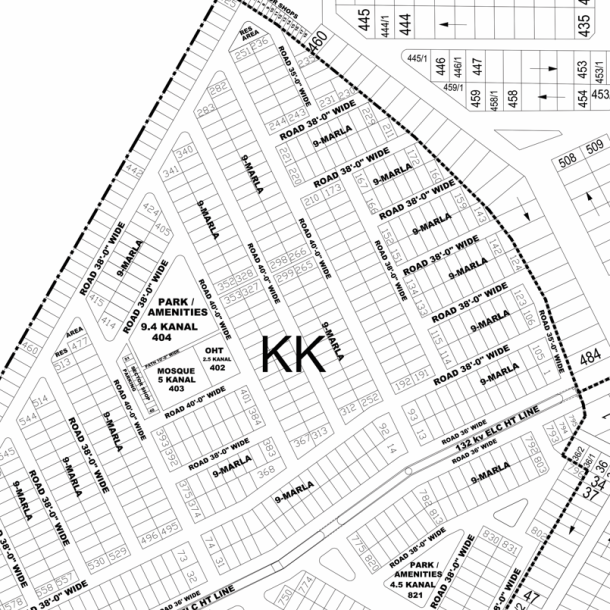 KK-250- Residential Plot For Sale In DHA Phase 4-1