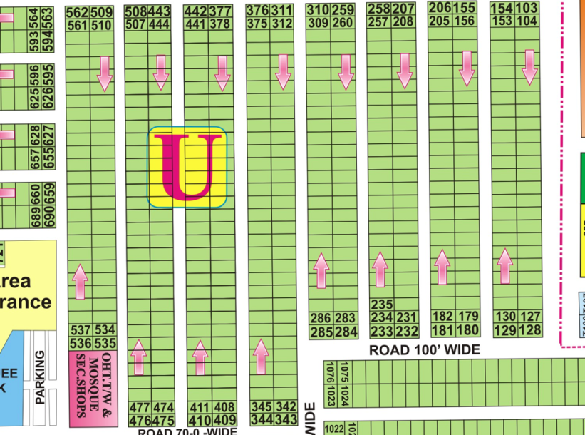 U-426 Residential Plot For Sale In DHA Phase 7 Lahore-1