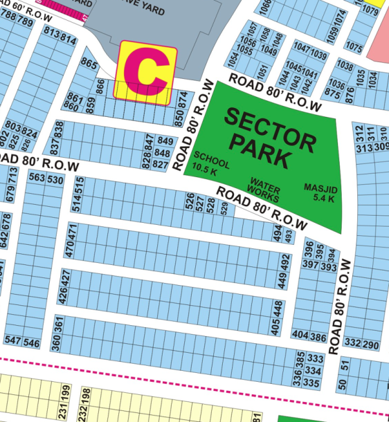 C-433- Residential Plot  For Sale In DHA Phase 9 Prism-1