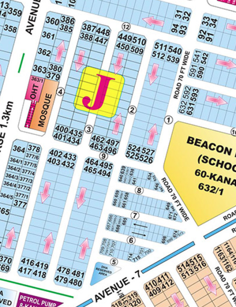 J-434+435 Pairs Plots For sale in DHA Phase 6, Lahore Pakistan-1