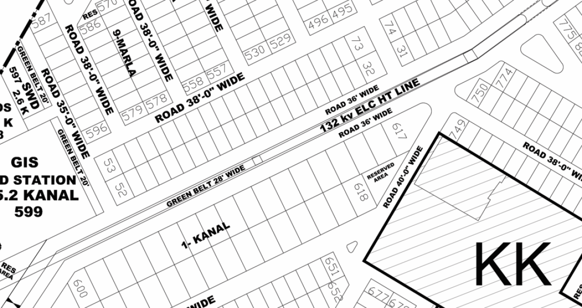 Secure Your Dream Home: 9 Marla Plot in DHA Phase 4, Block KK, Near Main Boulevard Demand 255 Lacs-1