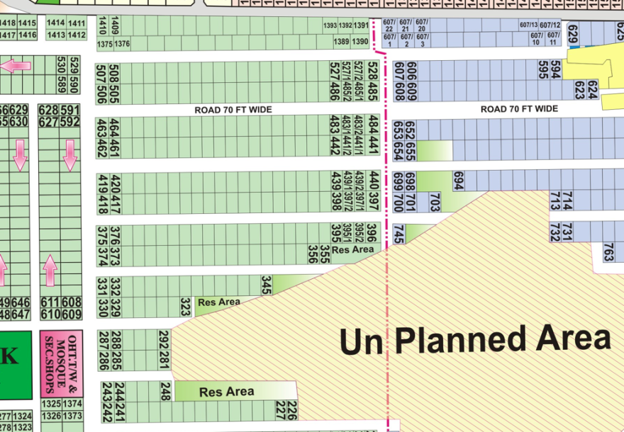 W-485- Residential Plot For Sale In DHA Phase 7-1