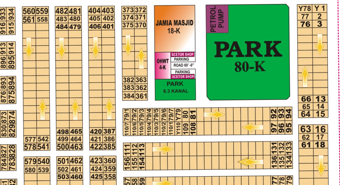 Y-492+493- Pairs Residential Plot For sale in DHA Phase 7 Lahore Pakistan-1