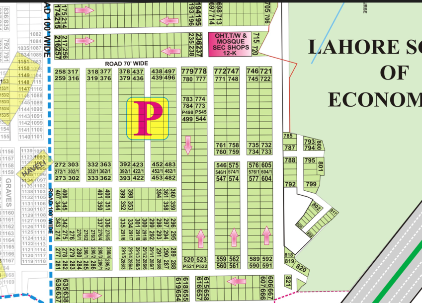 P-525-Residential Plot DHA Phase 7 Lahore-1