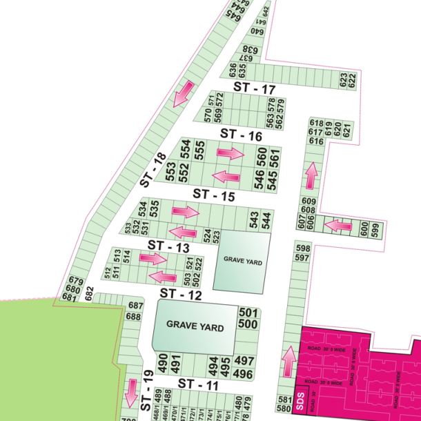 D-552 Residential Plot For Sale In DHA Phase 5-1