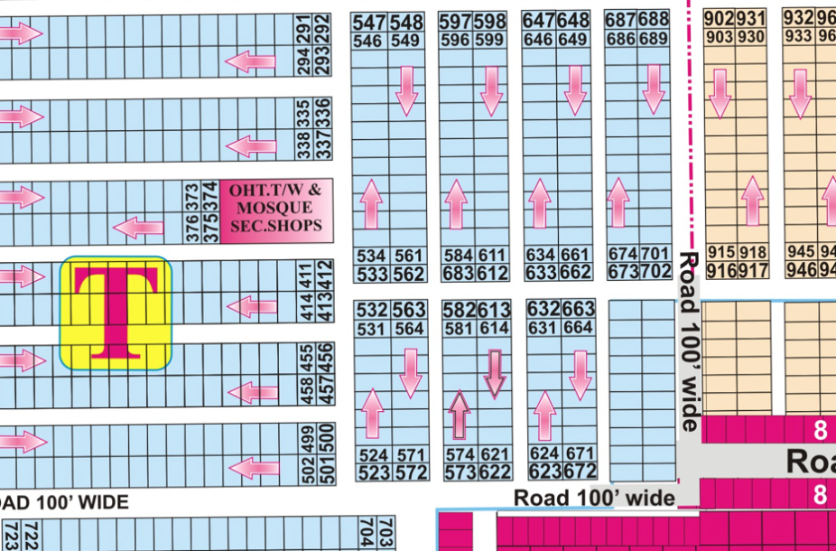 1 Kanal Residential Plot  For Sale In DHA Phase 7-1