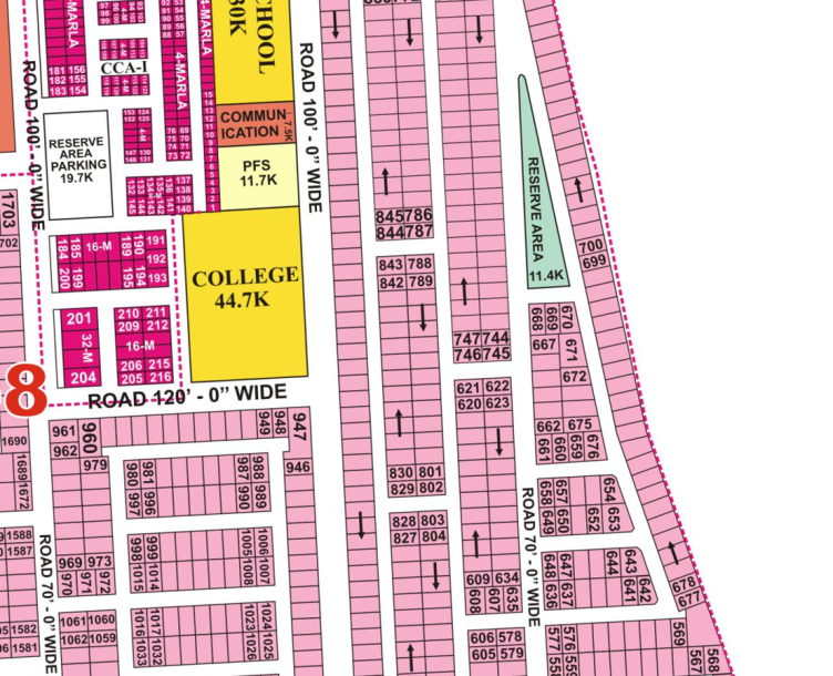 T-681- Residential Plots For Sale In DHA Phase 8-1