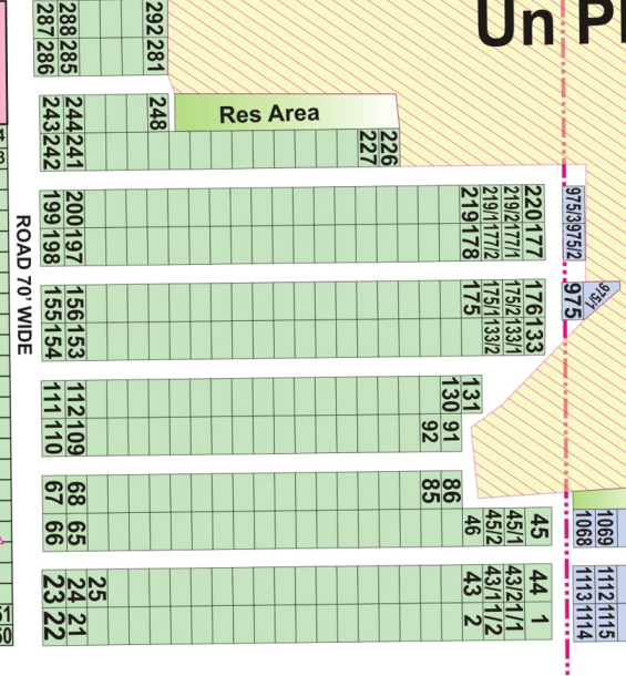 1 Kanal Residential Plot  For Sale In DHA Phase 7-1