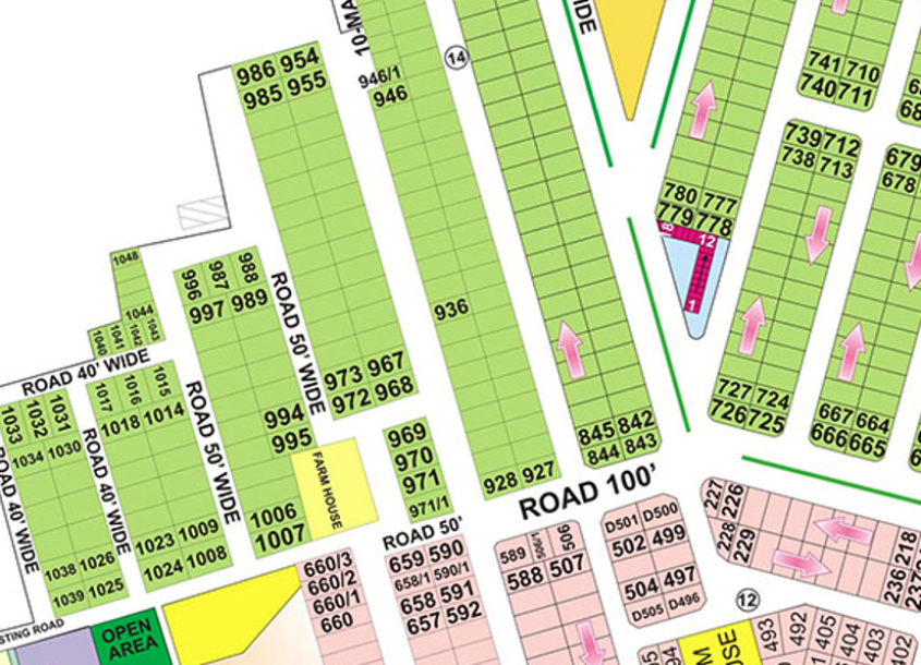 C-964+965 Pairs Plots For sale in DHA Phase 6, Lahore Pakistan-1