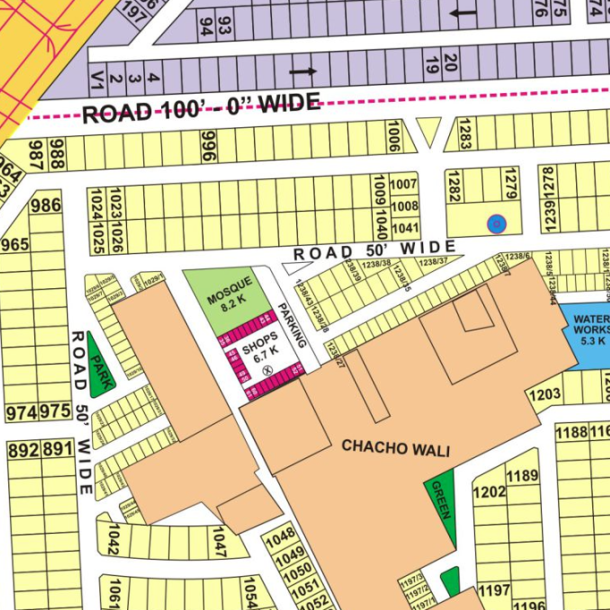 X-970-Residential Plot For sale in DHA Phase 8, Lahore Pakistan-1