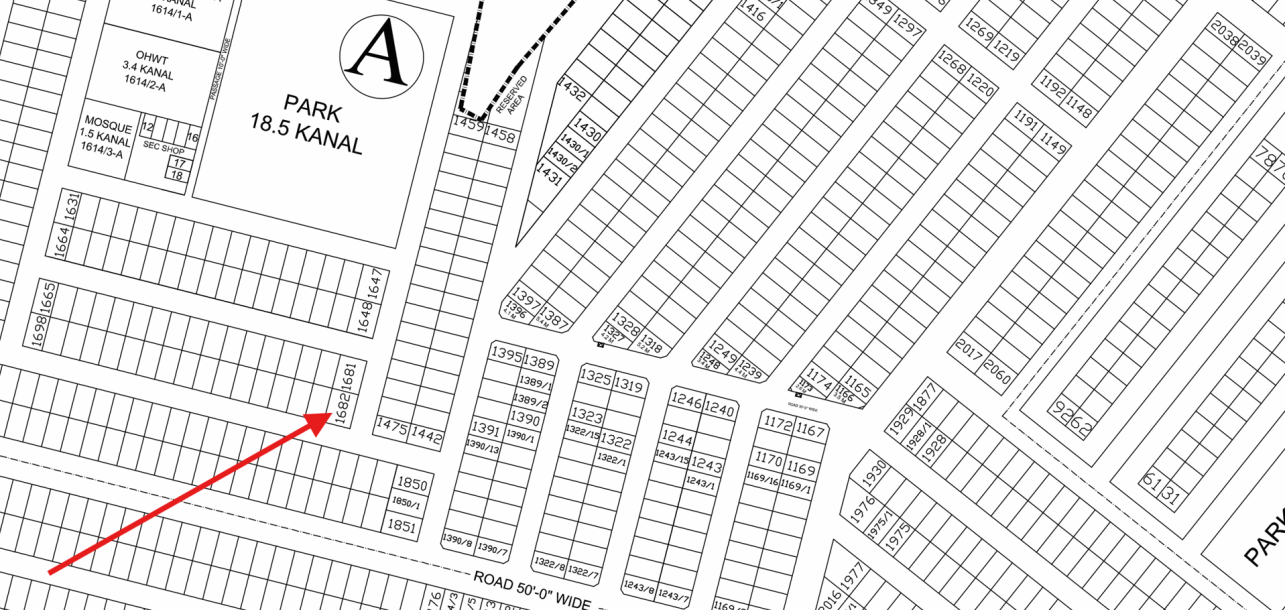 7 Marla Residential Plot For Sale A-1682 Demand 144 Lac In DHA Phase 9 town-1