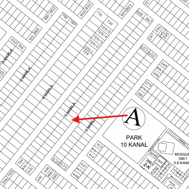 5 Marla Residential Plot For Sale A-644 Demand 112 Lac In DHA Phase 9 town-1