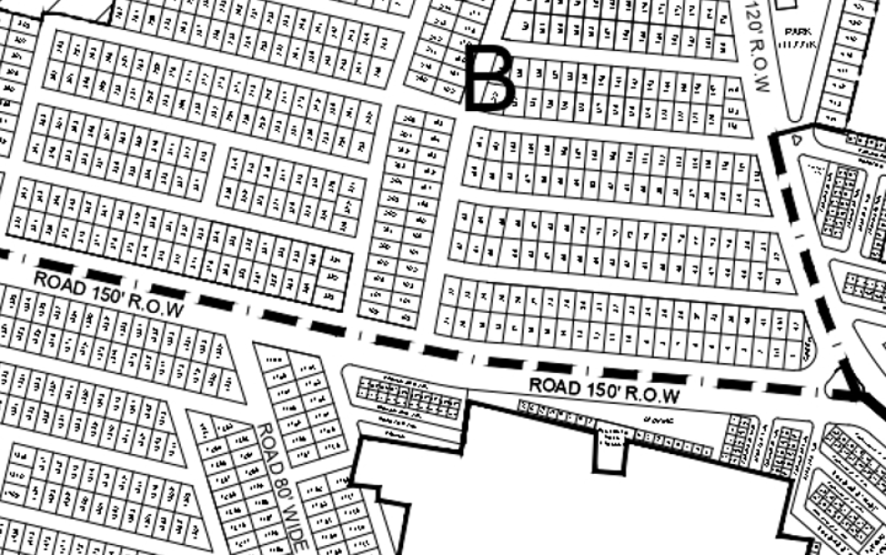 1 Kanal Plot For Sale In DHA Phase 9 Prism-1