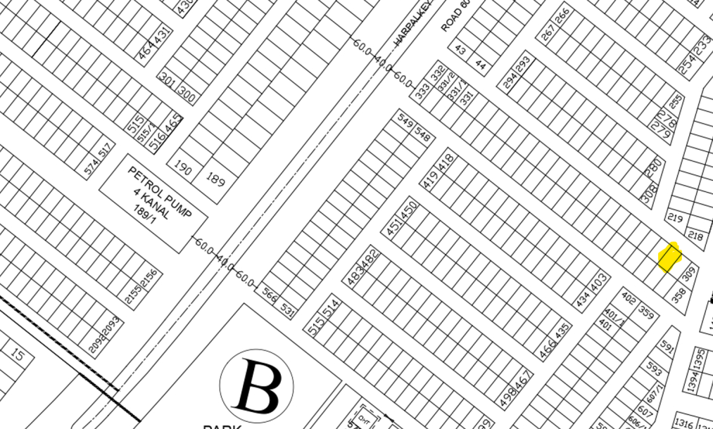 5 Marla Plot For Sale B - 311 Demand 95 Lac Senter Location In DHA Phase 9 Town-1