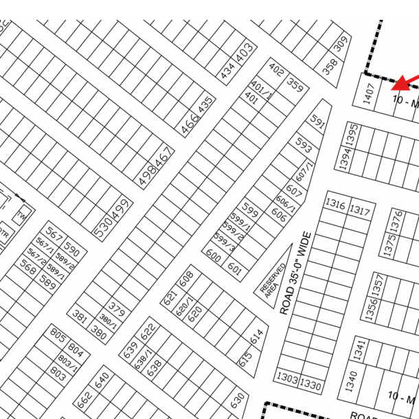 10 Marla Residential Plot For Sale B-1406 Demand 190 Lac In DHA Phase 9 town-1