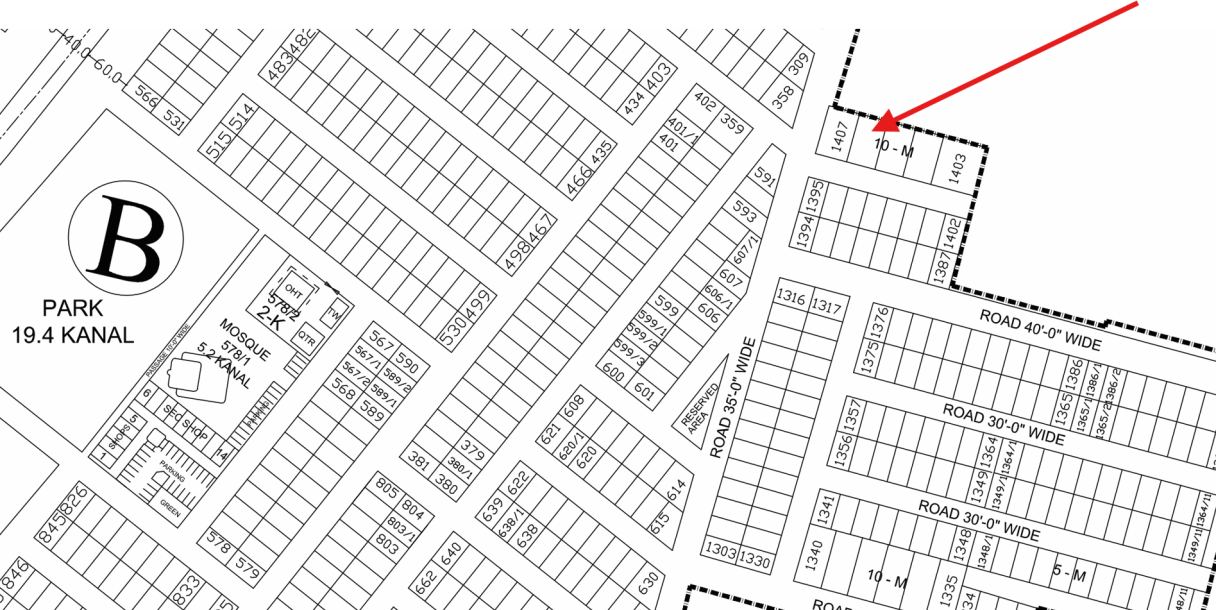 10 Marla Residential Plot For Sale B-1406 Demand 190 Lac In DHA Phase 9 town-1