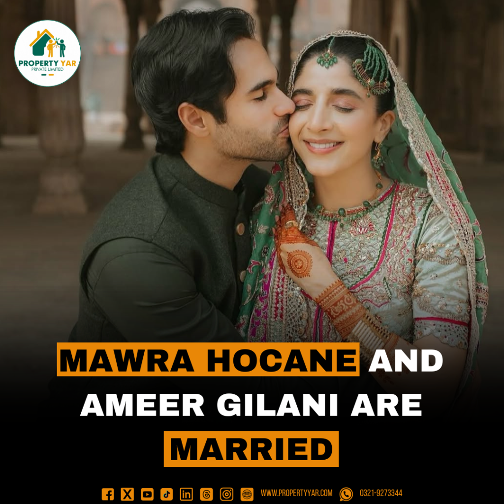 Mawra Hocane and Ameer Gilani are married.