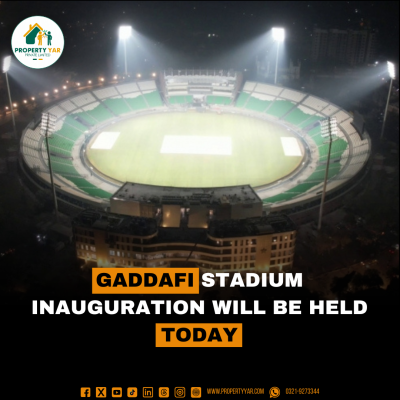 Gaddafi Stadium Inauguration will be held today