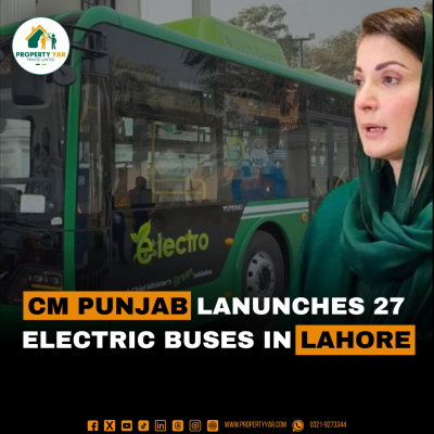 CM Punjab launches 27 Electric Buses in Lahore