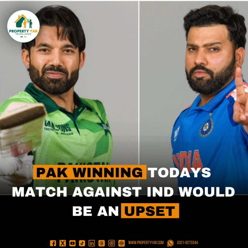 PAK winning todays Match against IND would be an upset