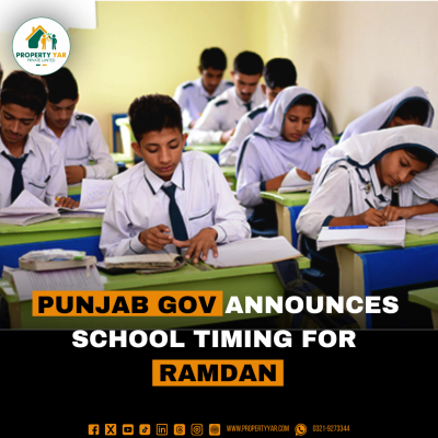 Punjab Gov announces school timing for Ramadan