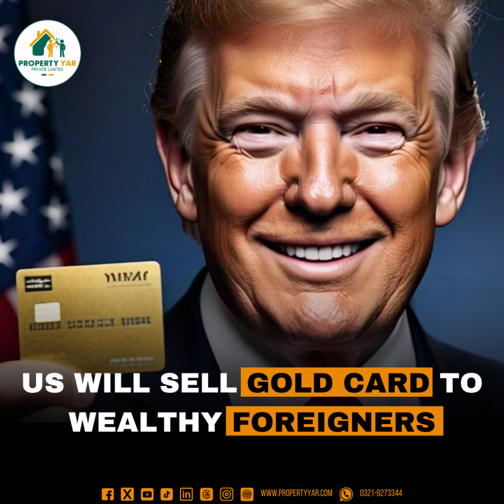 US will sell gold card to wealthy foreigners