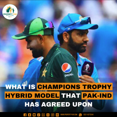 What is Champions Trophy Hybrid Model that Pak-Ind has agreed upon