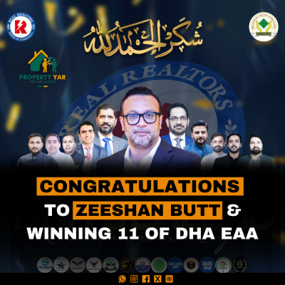 Congratulations to President Zeeshan Ahsan Butt and team 11 for wining DHA Lahore Elections 2024.