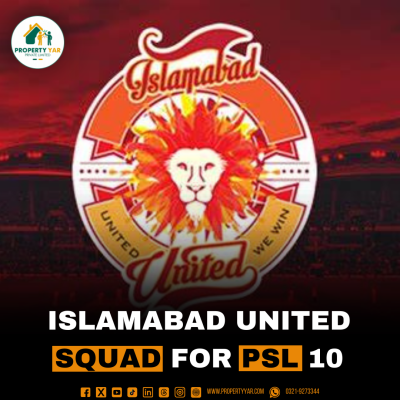 Islamabad United Squad for PSL 10.