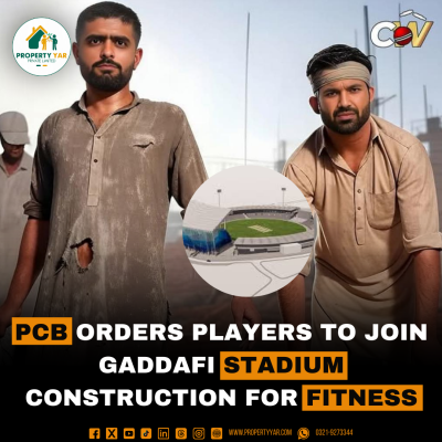 PCB Has Asked Players to Join Gaddafi Stadium Construction as a Part of the Fitness program.