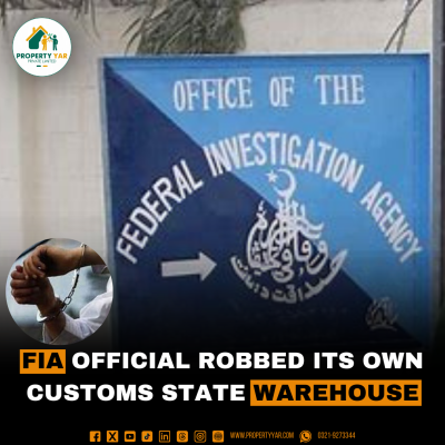 FIA official robbed its own customs state warehouse.