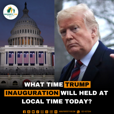 What time Trump Inauguration will held at local time today?