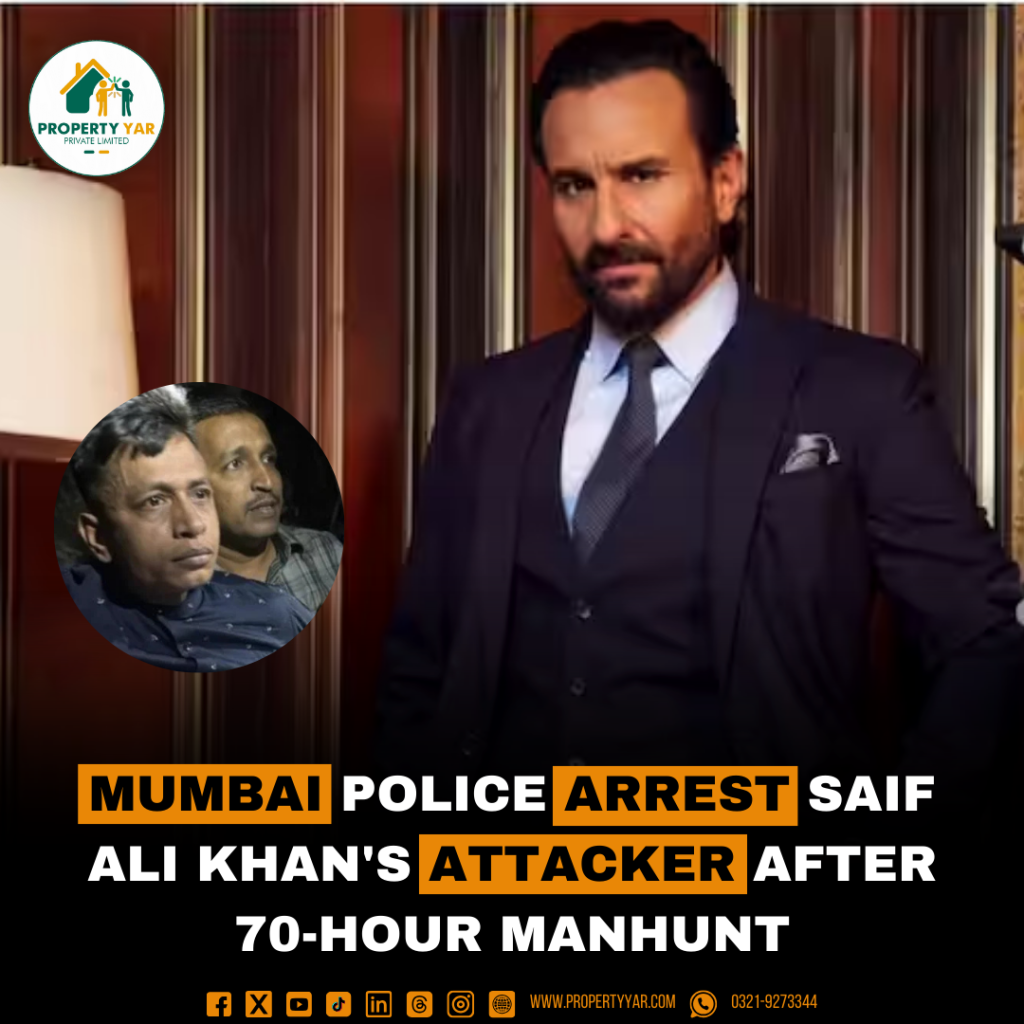 Mumbai Police Arrest Saif Ali Khan's Attacker After 70-Hour Manhunt