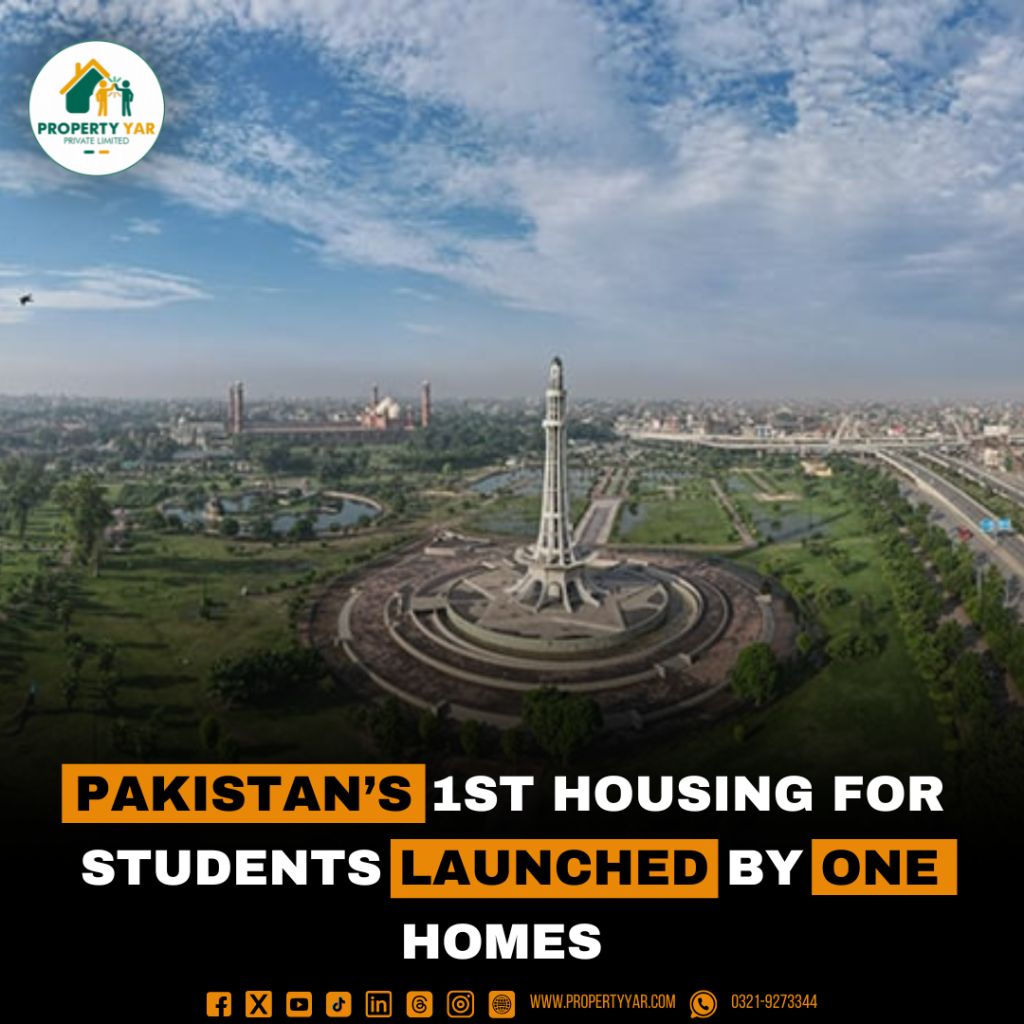 Pakistan's first student housing development will be launched by One Homes.