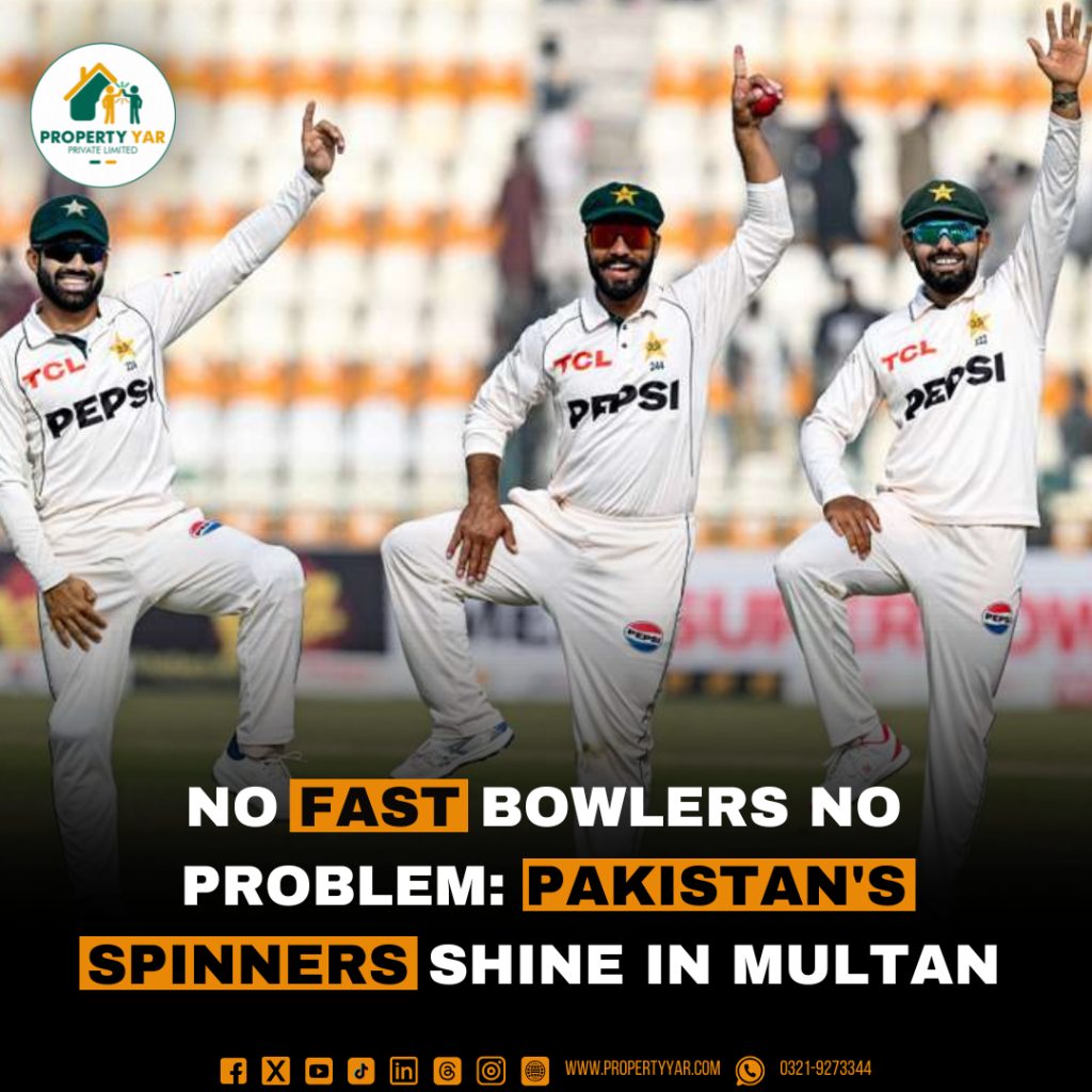 No Fast Bowlers, No Problem: Pakistan's Spinners Shine in Multan