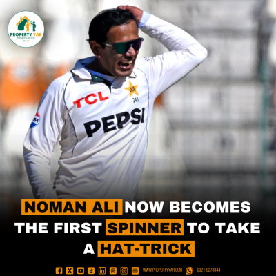 Noman Ali Makes History with First-Ever Hat-Trick by a Spinner Against West Indies.