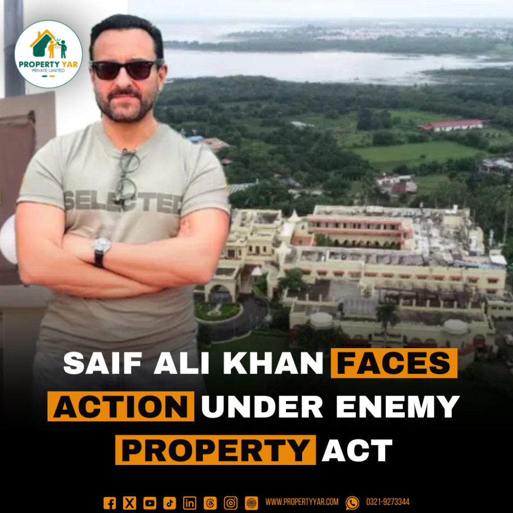 Saif Ali Khan's Childhood Home at Risk Due to Enemy Property Act.