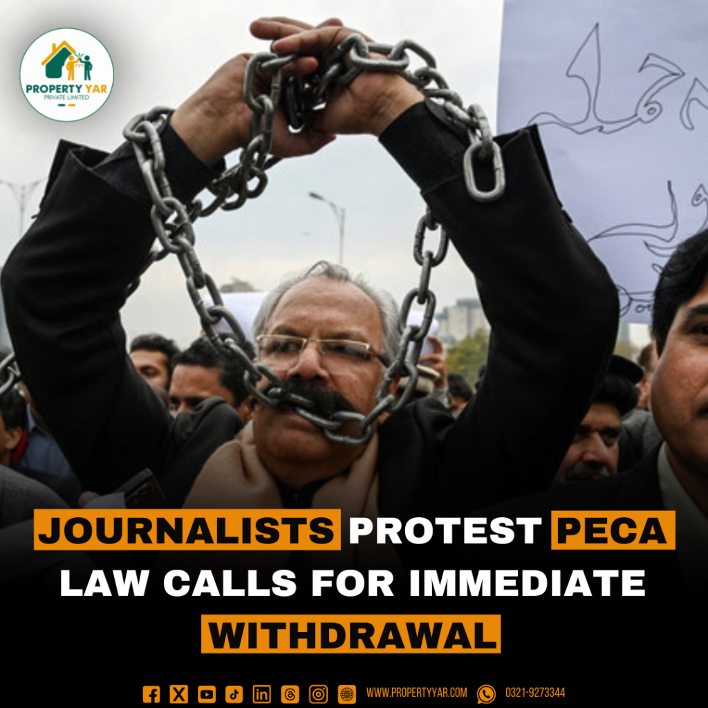 Journalists Protest PECA Law: Calls for Immediate Withdrawal