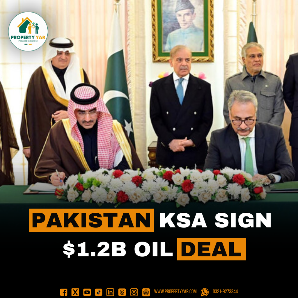 Pakistan signs a $1.2 billion oil deferred payment agreement with KSA.