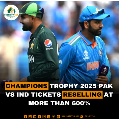 Pak vs IND tickets are being resold at higher original price than the original price.