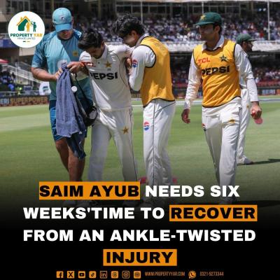 Saim Ayub needs six weeks'time to recover from an ankle-twisted injury.