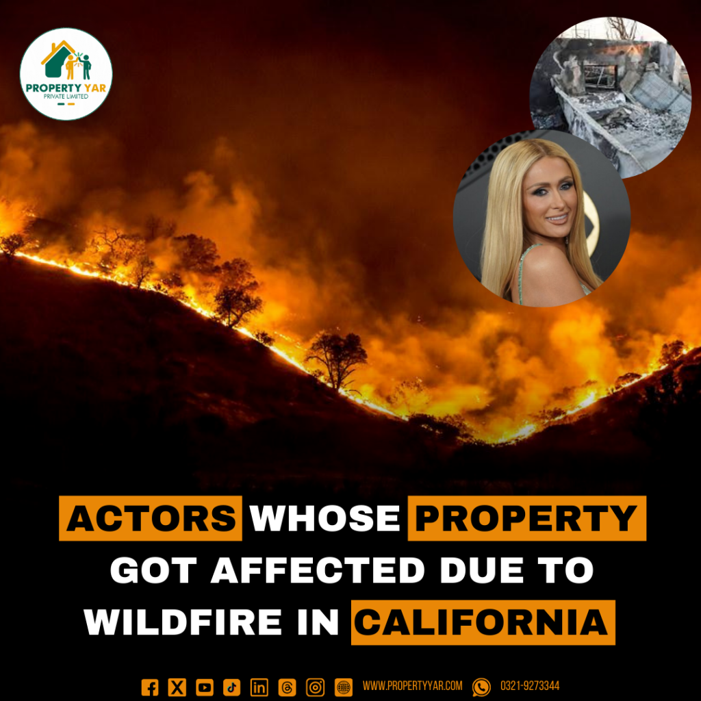 Actors whose property got affected due to Wildfire in California