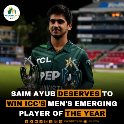 Saim Ayub deserves to win ICC’s Men's Emerging Player of the Year.