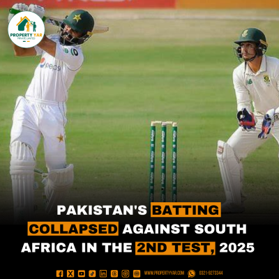 Pakistan's batting collapsed against South Africa in the 2nd Test, 2025.